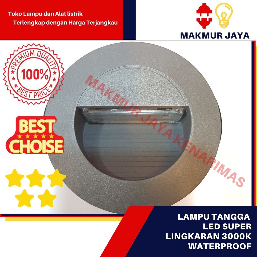 Lampu Tangga Led 3Watt Bulat/Lampu Led Tangga Imbow Murah/Tangga Lamp/LED Step light