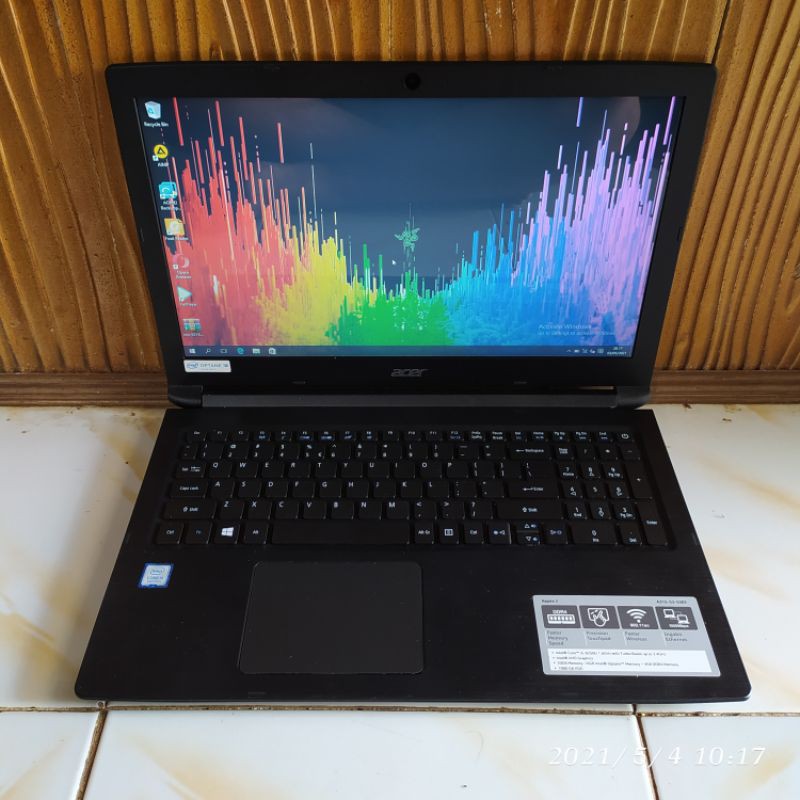 laptop acer i5 gen8 ram12gb hdd1tb