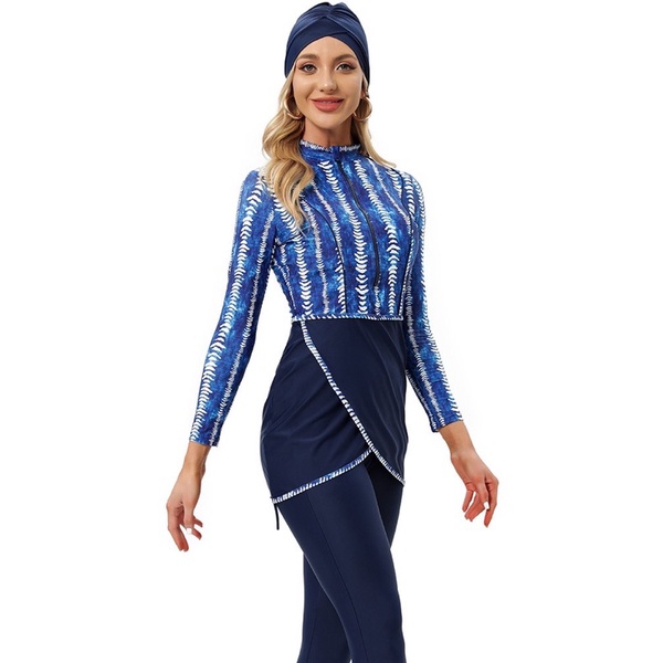 Set Pakaian Renang Pantai Wanita bajurenang muslim tertutup dan bajurenang lengan pendek H04 H05 Baj