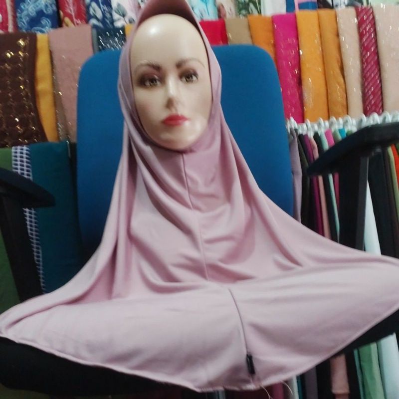 Jilbab Instan Oval  asri collection81-Pic pucat