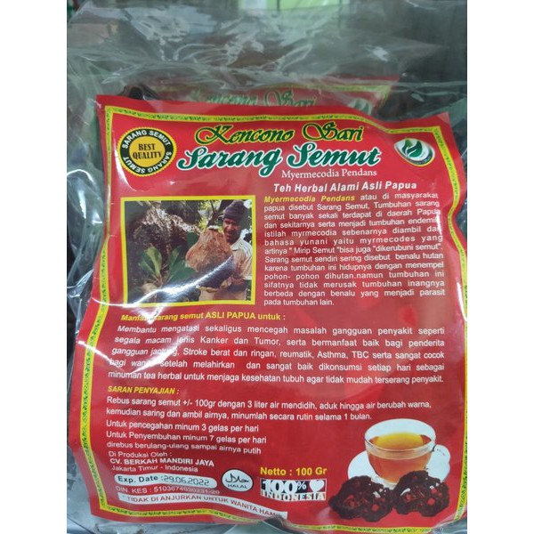 

Teh Sarang Semut Asli Papua Wamena 100gr l Teh Sarang Semut Kencono Sari