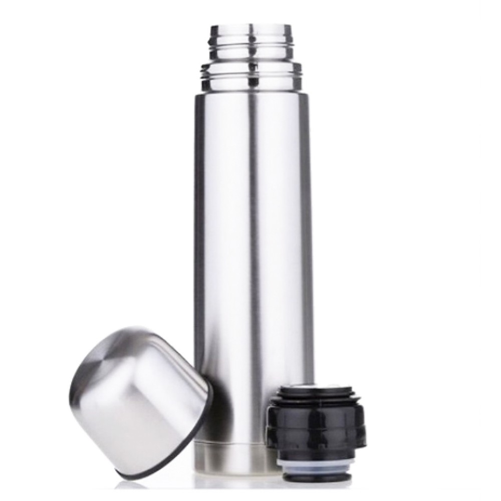 Thermos Botol minum vacuum flask 1000ml stainless steel + tas