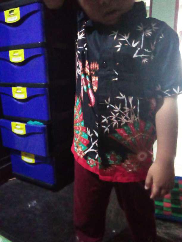 Batik Keluarga - Sania Ruffle Batik Couple Ori Ndoro Jowi Dnt Garansi Termurah Shopee - Kipas