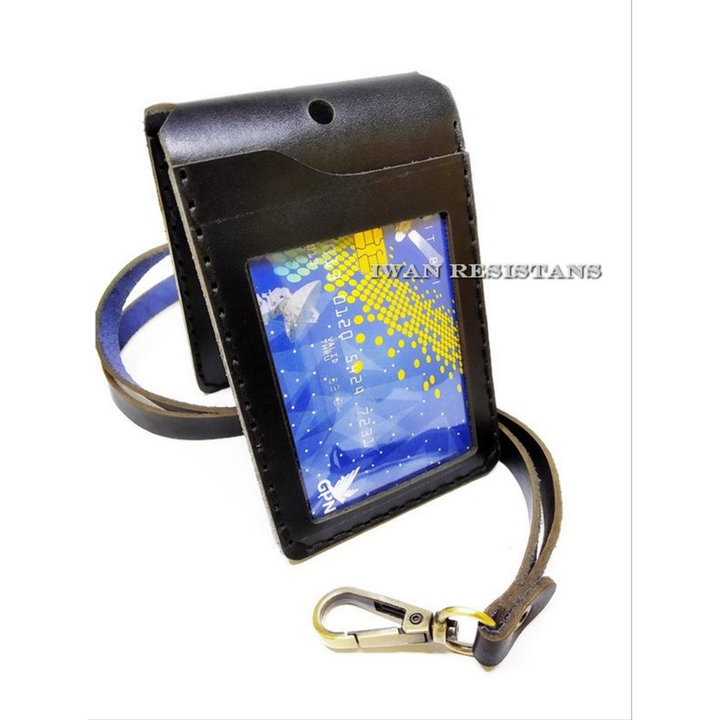 

ID Card Holder Kulit Asli ,Name Tag holder Kulit Asli