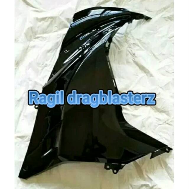 Fairing atas ninja 250 fi hitam polos kanan original kawasaki