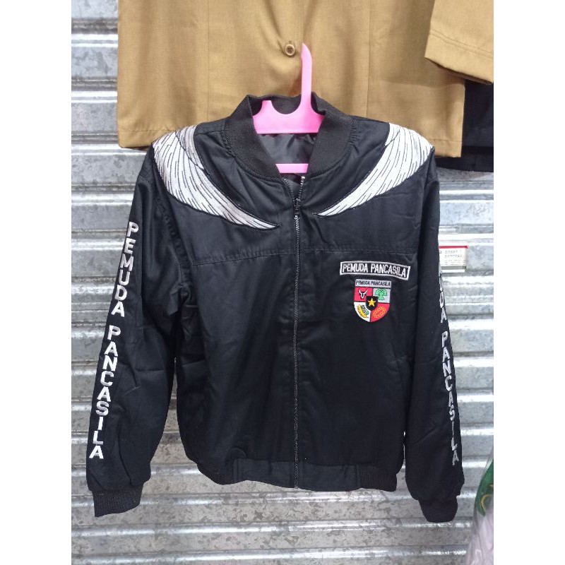 jaket pemuda pancasila logo bordir