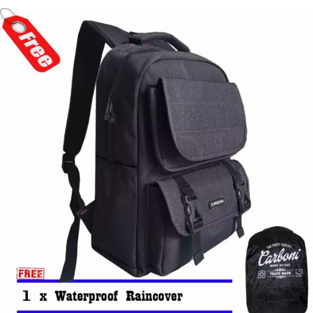 carboni tas ransel laptop MA00051 original - black