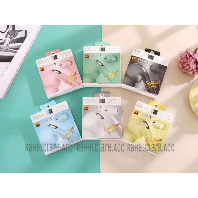 HANDSFREE STEREO U38 MACARON HEADSET EARPHONE EXTRA BASS