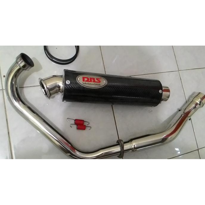 SALE knalpot DBS carbon suzuki Satria fu Fullstainless not platt SALE