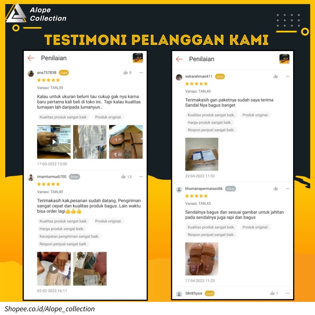 Sandal Slop Kulit Kekinian Casual Sendal Pria Cowok Dewasa Original Premium Brand Lokal Terbaru Kuat-5