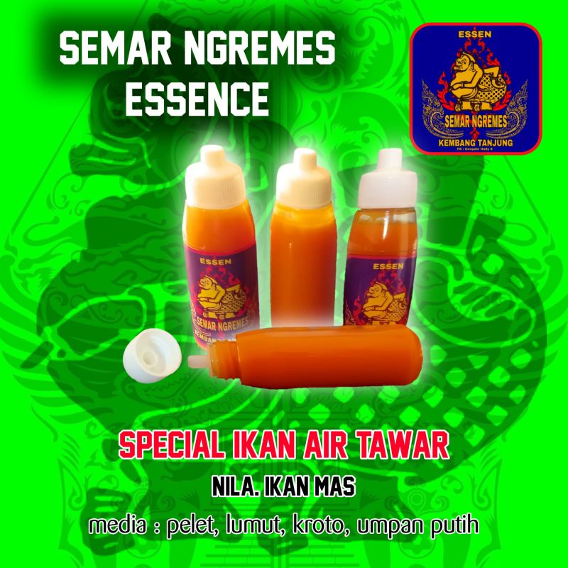 SEMAR NGREMES OREN ESSEN MEDIA LUMUT / PELET  UNTUK IKAN NILA ATAU SEMUA JENIS IKAN AIR TAWAR LOMBA 