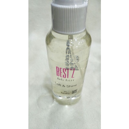 BEST'Z ANTI FRIZZ 70 ML/BEST'Z SOFT&amp;SHINE WITH KERATIN/ANTI FRIZZ BUAT PELURUSAN/SERUM RAMBUT UV/SERUM UNTUK SMOTHING