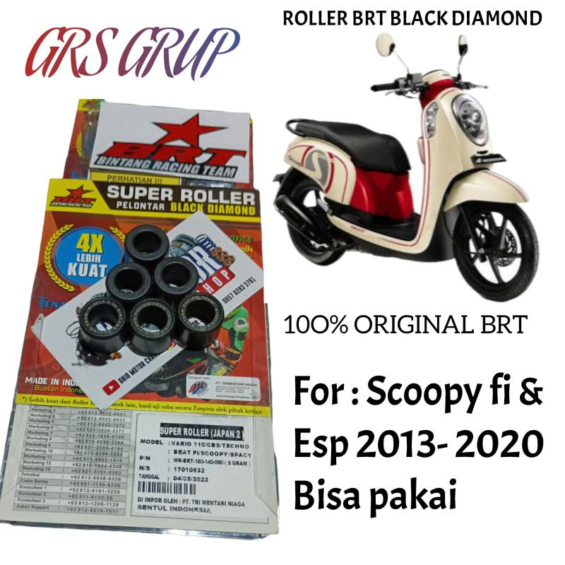 ROLLER BRT BEAT FI ESP ECERAN ROLER BRT SCOOPY FI 2014-2019 BEAT FI  VARIO 110 FI/ VARIO KARBU 110 CBS TECHNO BEAT POP,  BEAT STRET FI SPACY FI RORER ROLER LOLER LOLLER BRT ORIGINAL ROLLER VARIO 110 FI - SCOOPY 2020 SPACY FI BEAT STREE T8 9 10 11 13 GRAM