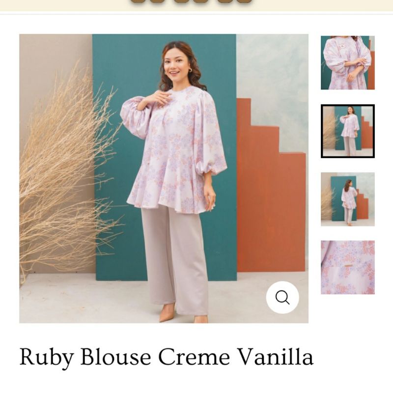 Preloved Ruby Blouse Creme Vanilla size XS Wearingklamby