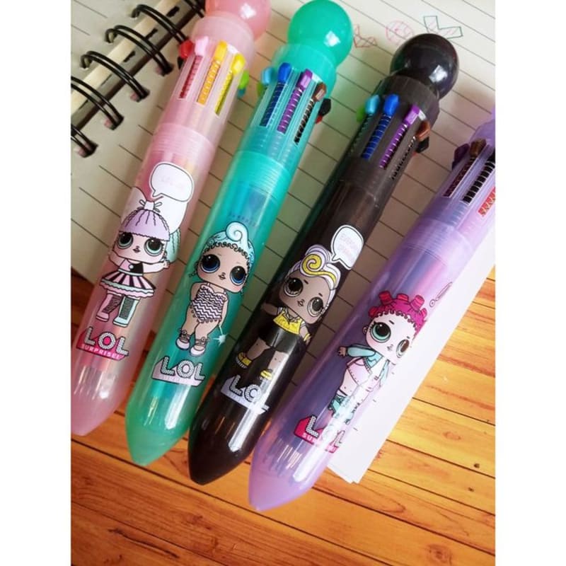 

Pulpen 10 warna LOL SURPRISE / Bolpen / Ballpoint / pen unik