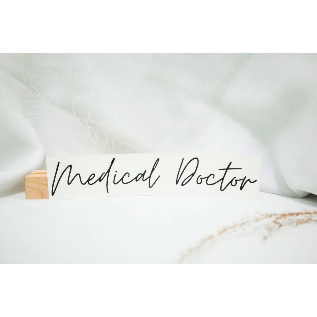 

Medical Doctor Sticker / Stiker ( Untuk Dokter Mahasiswa Kedokteran FK , Kesehatan )