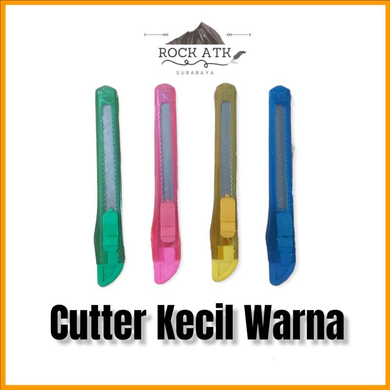 

Good Cutter Kecil Warna (1pcs) - Pisau Kertas Warna Berkualitas Ori