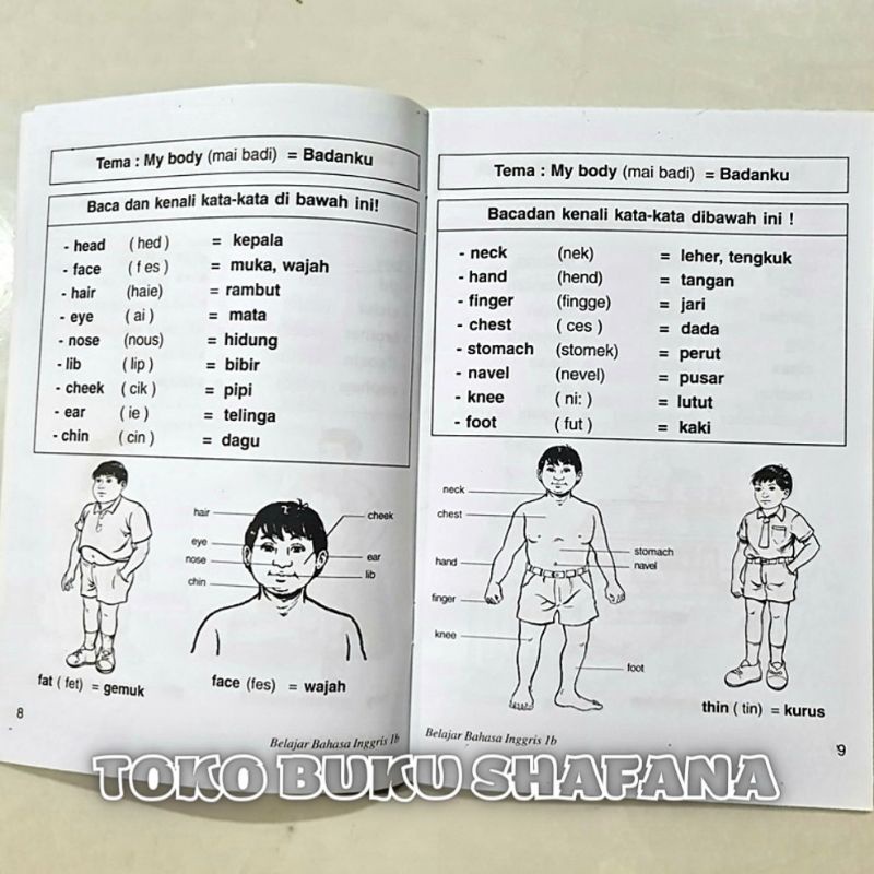 HARGA 2 BUKU : Belajar Bahasa Inggris 1A &amp; 1B Untuk Anak TK dan SD Kelas 1