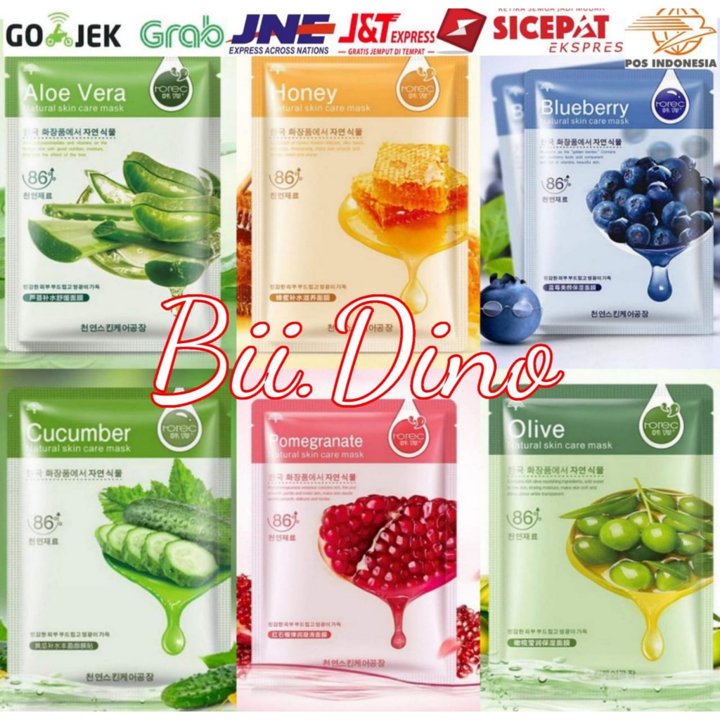 MASKER ROREC HCHANA NATURAL SKIN CARE MASK