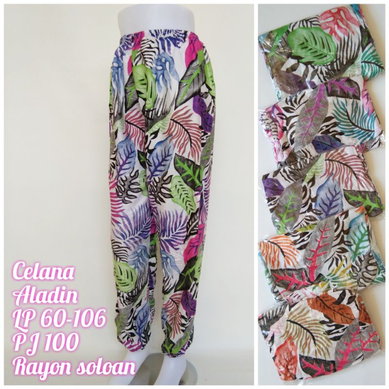  CELANA  ALADIN CELANA  PANJANG  CEWEK CELAMIS BAHAN  RAYON  