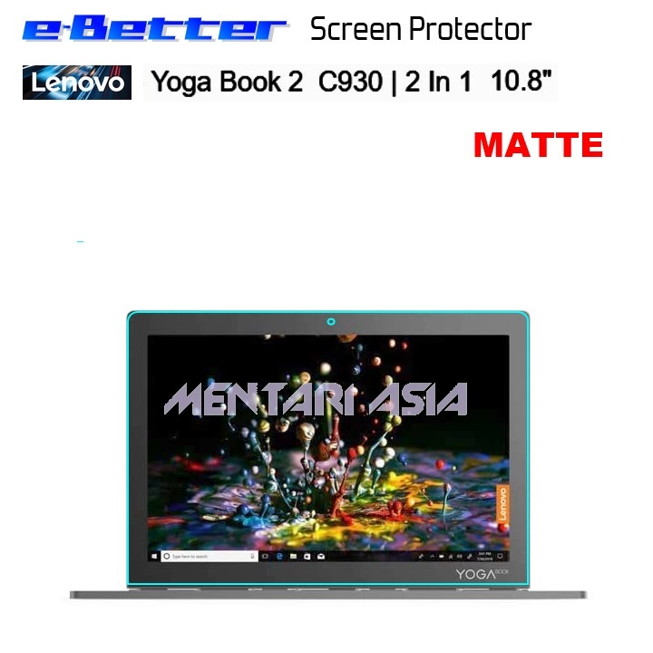 Screen Protector Lenovo YOGA BOOK 2 C930 10.8" - e-Better Premium MATTE