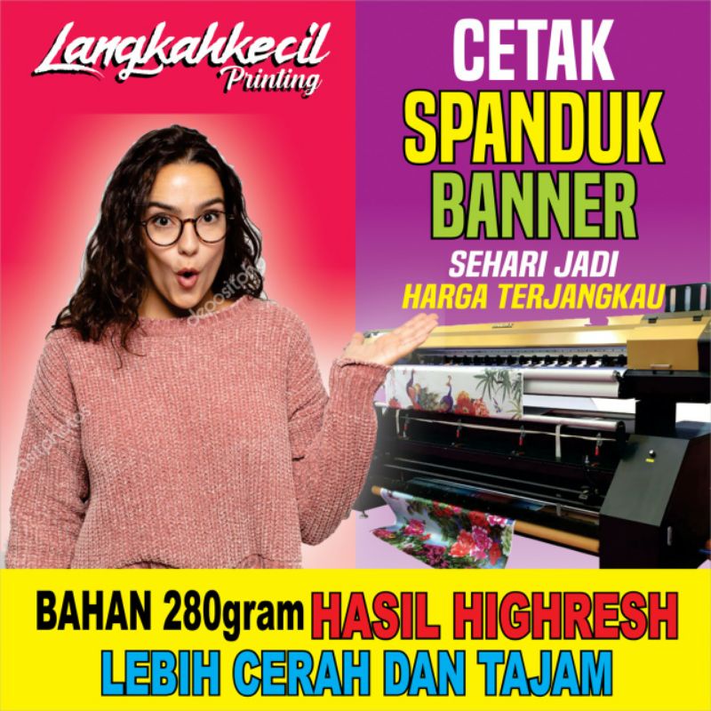 Cetak Spanduk Banner ( Bahan Flexi )