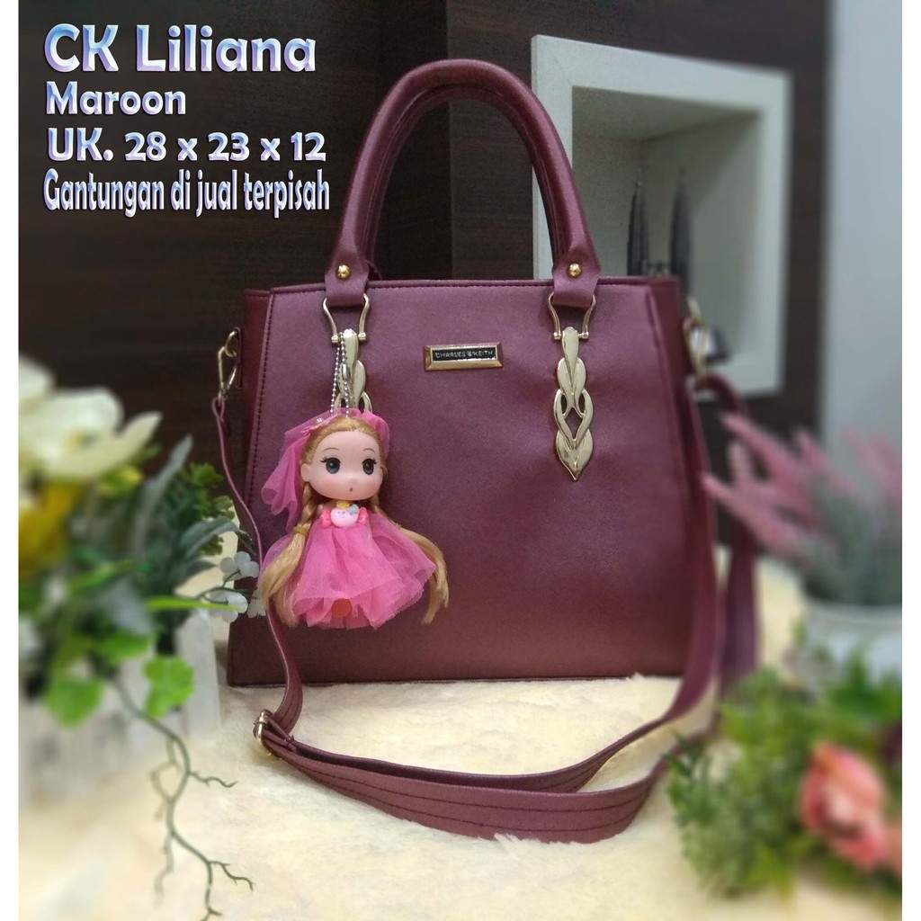 MJS 531 - Ck liliana Tas Handbag + Selempang Wanita