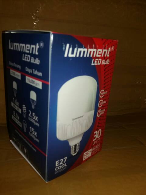 Lampu led bulb lumment 30w cooldaylight hemat listrik