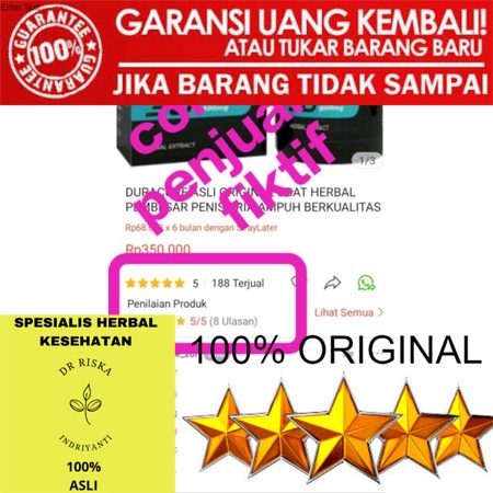 100% ASLI Duracore Original Asli 100% Obat Herbal Stamina Pria Aman Efektif BPOM Halal