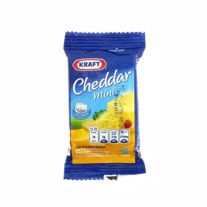 Kraft Keju Cheddar Mini 30gr