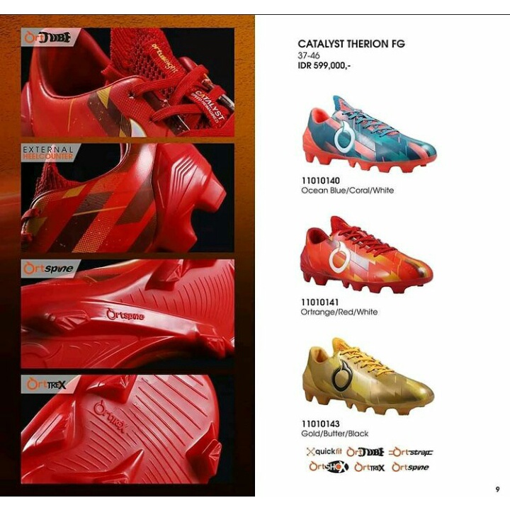 Sepatu Bola OrtusEight Catalyst Therion FG ORIGINAL MURAH 