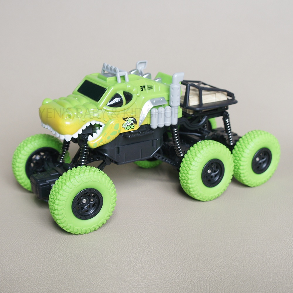 Mobil Beast Remote Control Crawler 6 Roda Cas 6x4 - Mainan RC Car