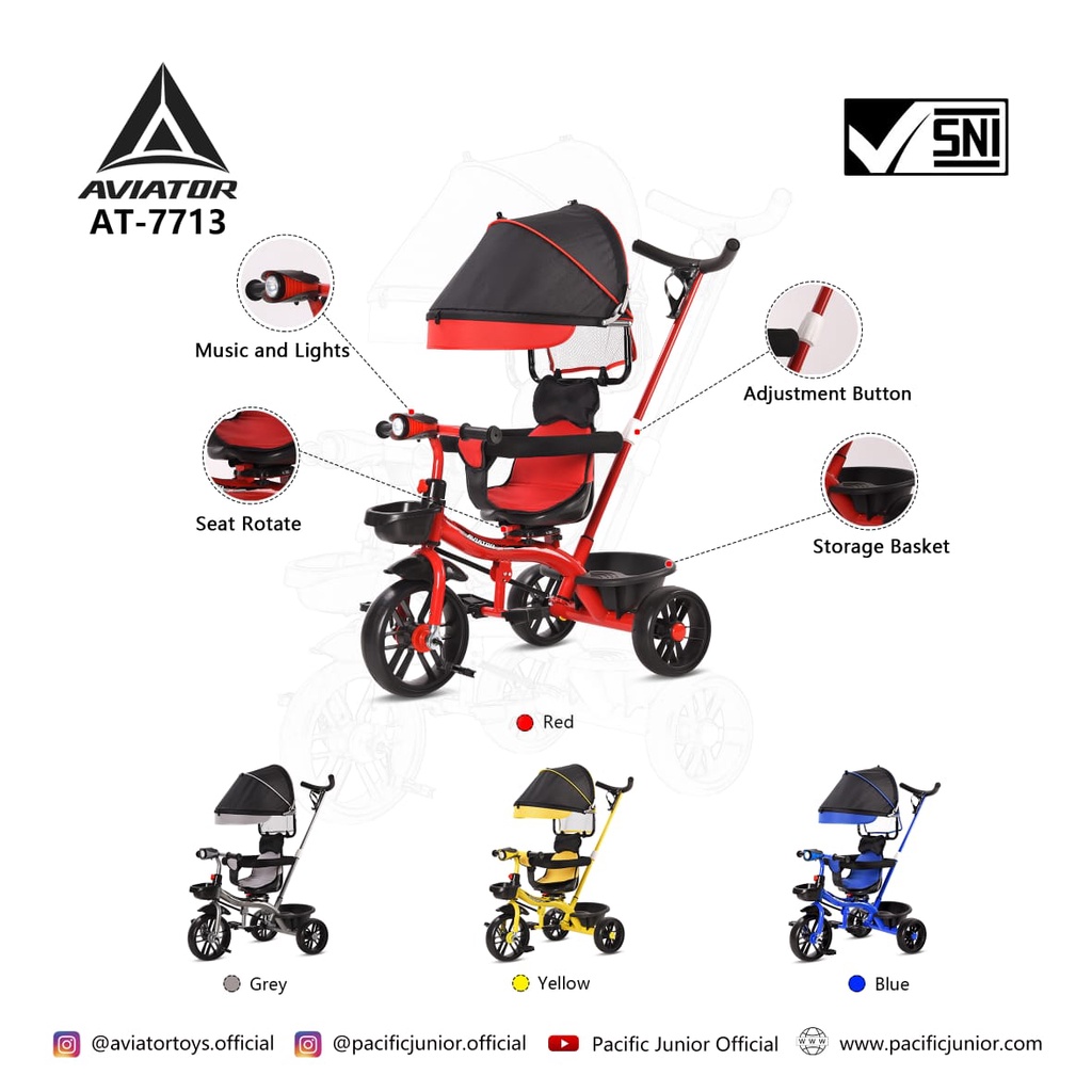 Sepeda Roda 3  Aviator 7713