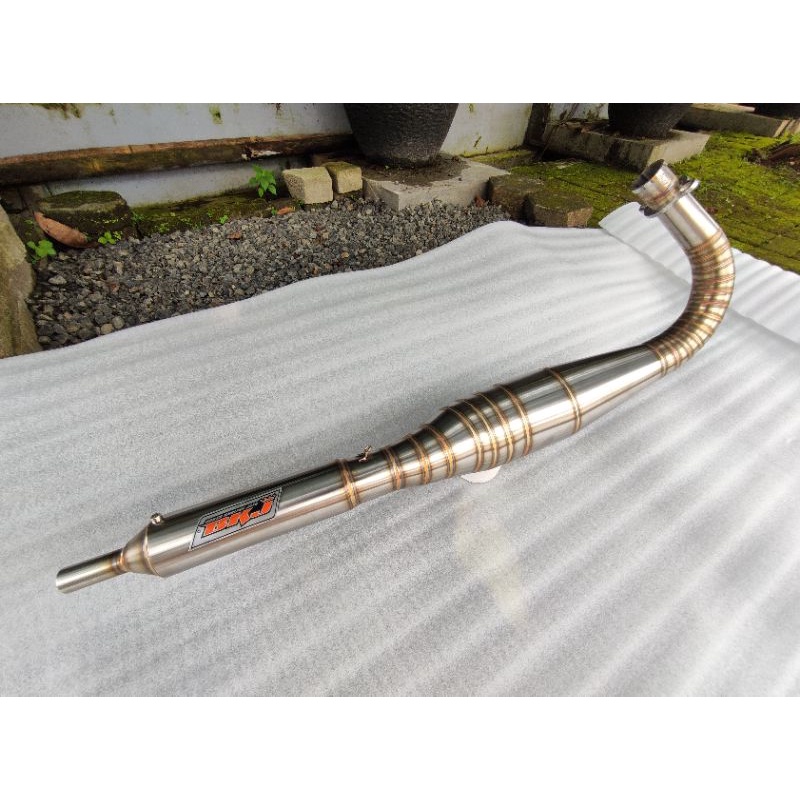 Knalpot Rx King knalpot Kolong Piton Full Stnlis Dan Spekk BKJ full orii