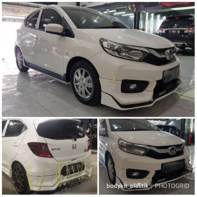 bodykit all new honda brio tx style with tailpipe 2018-2019