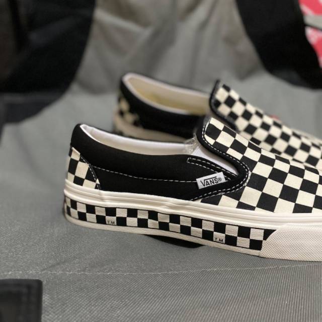 VANS SLIP ON NEXTOR CHECKERBOAR BLACK/WHITE