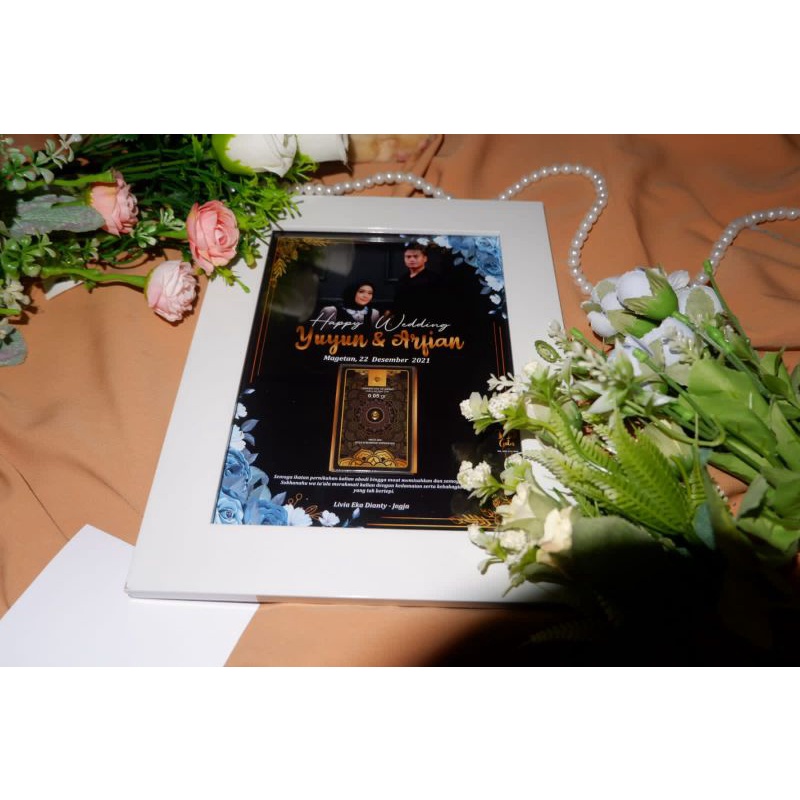 HAMPERS FRAME 2D UKURAN 6R EMAS MURNI MINIGOLD