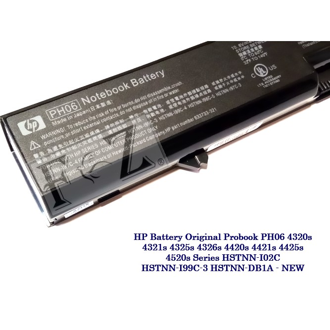 Jual HP Battery Original Probook PH06 4320s 4321s 4325s 4326s 4420s 4421s  4425s 4520s HSTNN-I02C - NEW | Shopee Indonesia