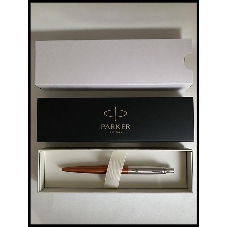 

Pulpen Parker New Jotter Chelsea ( Orange ) Ct ( Klip Silver )