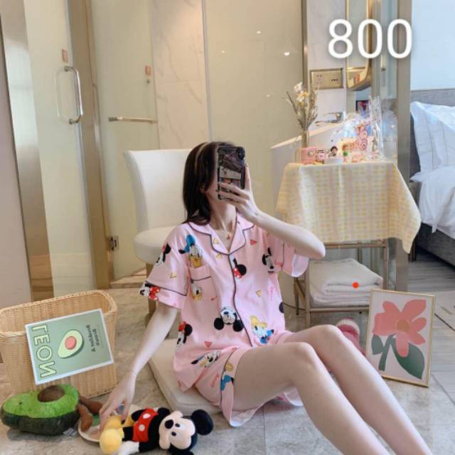 PIYAMA/BAJU TIDUR MICKEY KAOS IMPORT