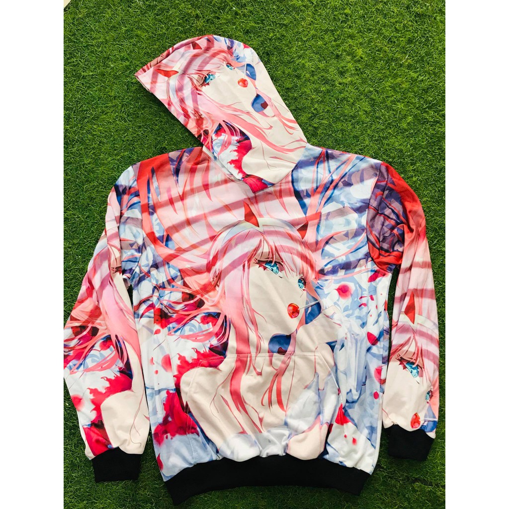 Hoodie Zero Two Lolipop Fullprint Adidaspoly