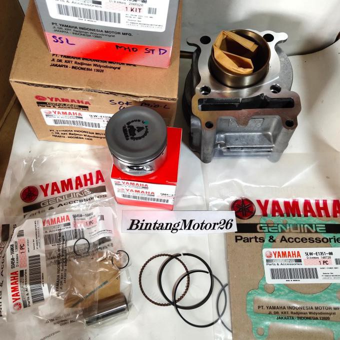 Jual Cylinder Blok Block Seher dan Piston Kit Mio Sporty Smile Original