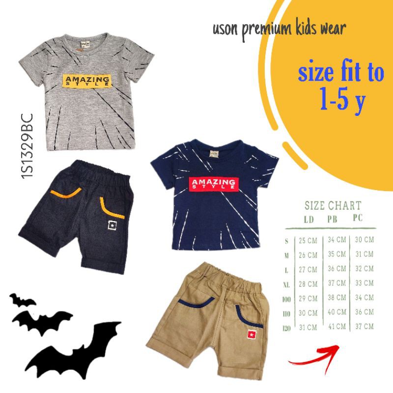 Uson Setelan Celana Anak Laki Laki 1-5 Tahun