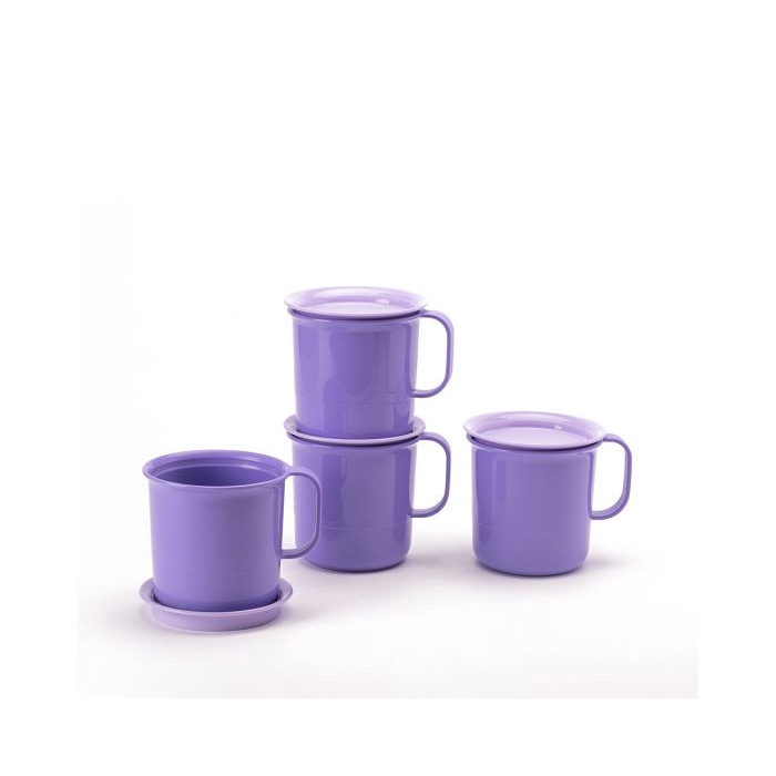 Tupperware Preludio Mug Hydrangea (4) familia mug