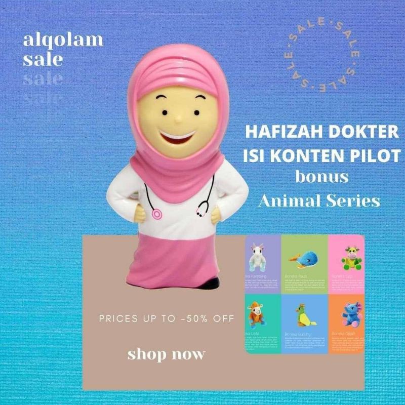 AL QOLAM HAFIZAH JUNIOR DOKTER CONTENT PILOT FREE ANIMAL SERIES ATAU BUBOO ANIMAL SERIES