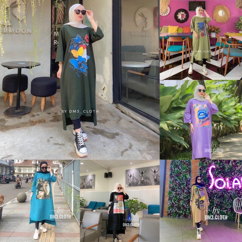 Long Tunik DM3 Cloth ORIGINAL