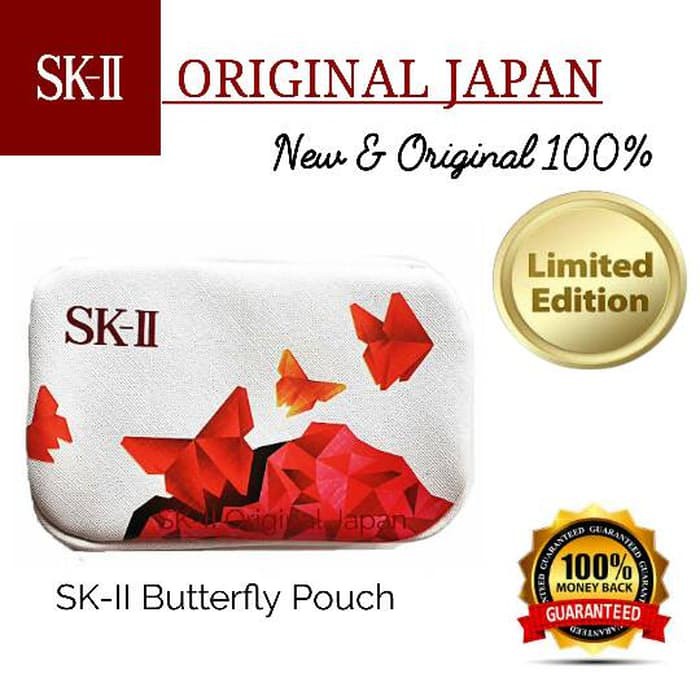 SKII/SK2/SK-II/SK II BUTTERFLY POUCH
