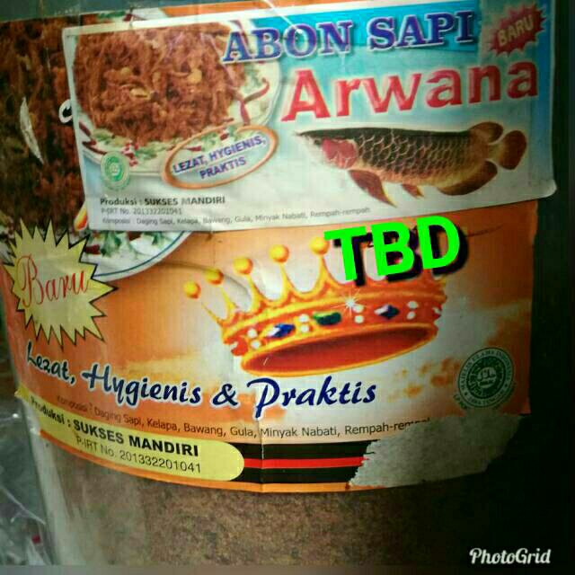 

ABON- ABON SAPI CAP ARWANA -MAKANAN-KERING.