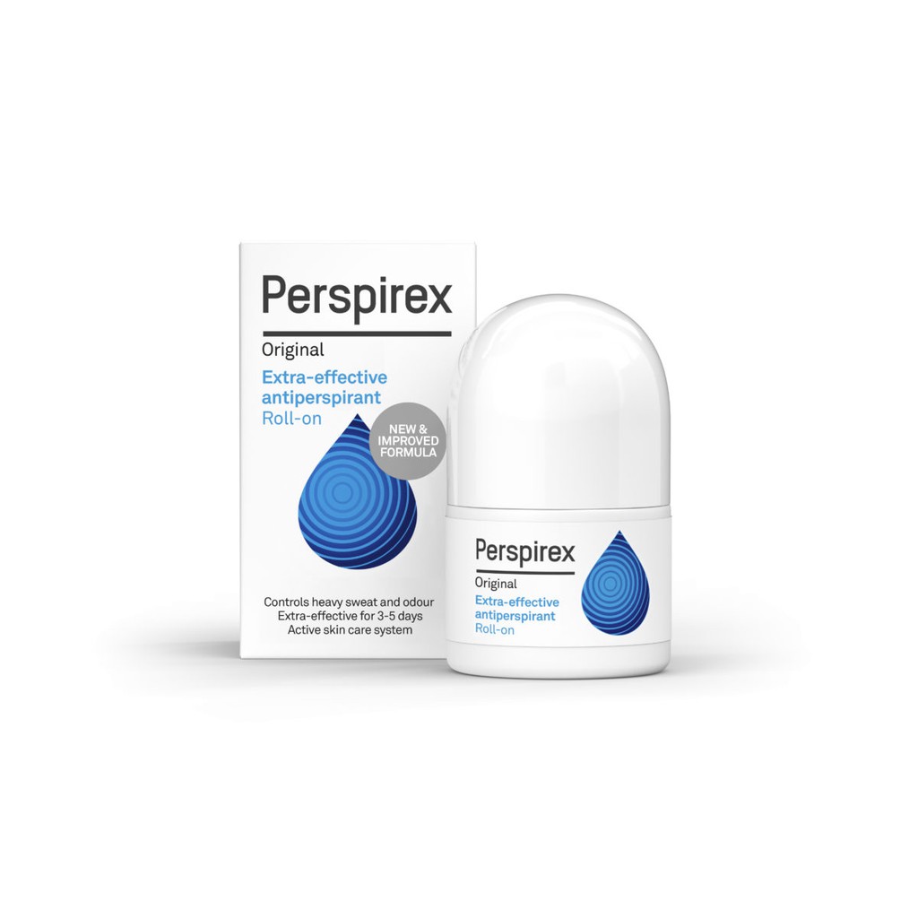 Perspirex AntiPerspirant Roll On 20ml Original BPOM Deodorant Pelembab Ketiak Anti Bau Keringat