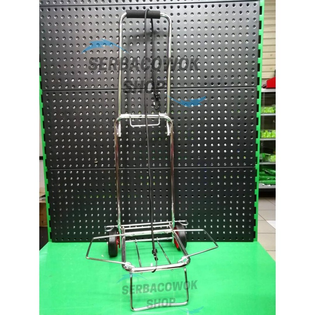 Trolley Lipat Mini Trolly Lipat Besi Chrome Serbaguna Troli Barang Termurah Berkualitas